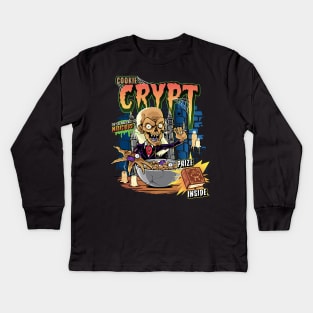 Cookie Crypt Cereal Kids Long Sleeve T-Shirt